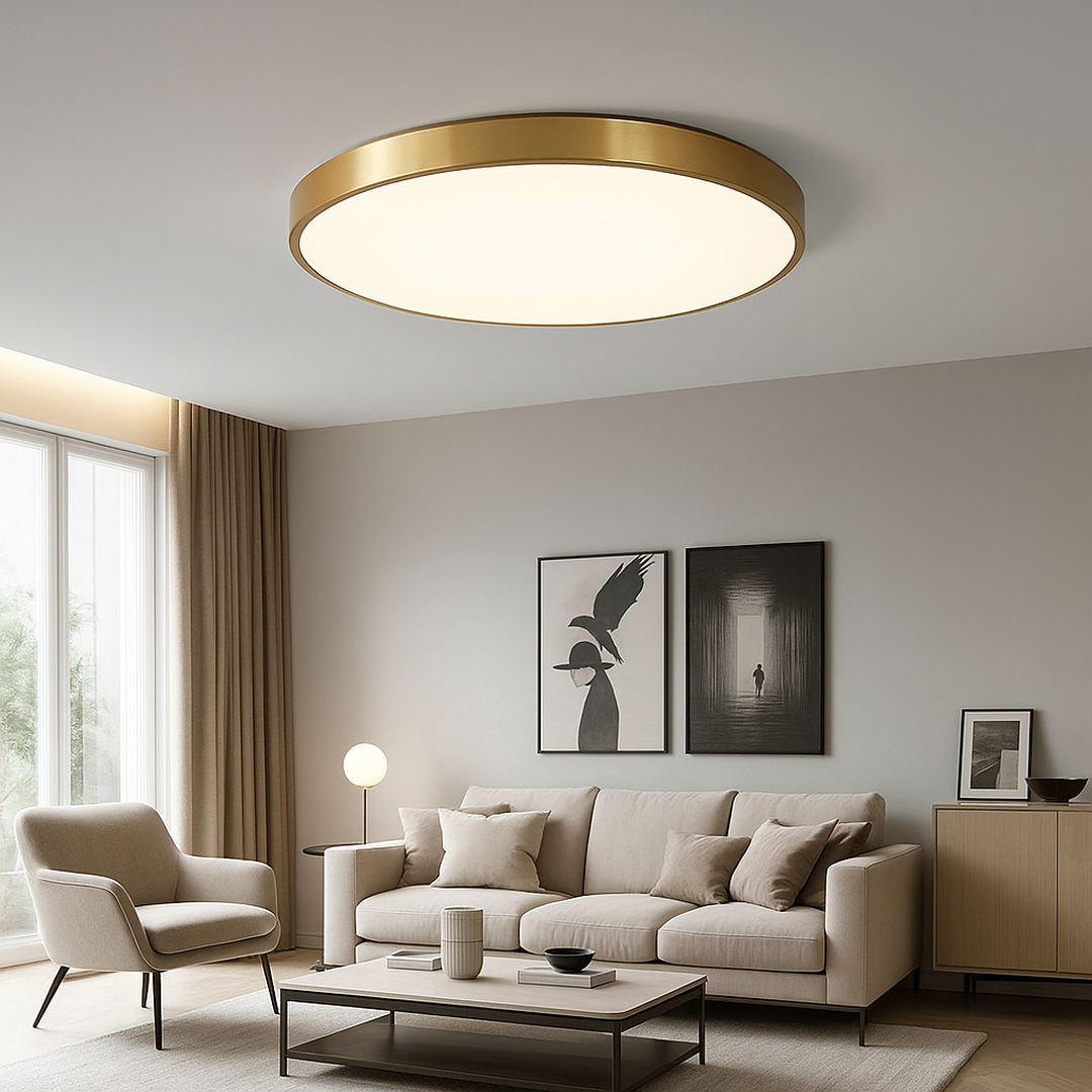 Round LED ceiling light