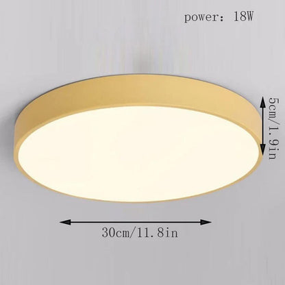 Round LED ceiling light