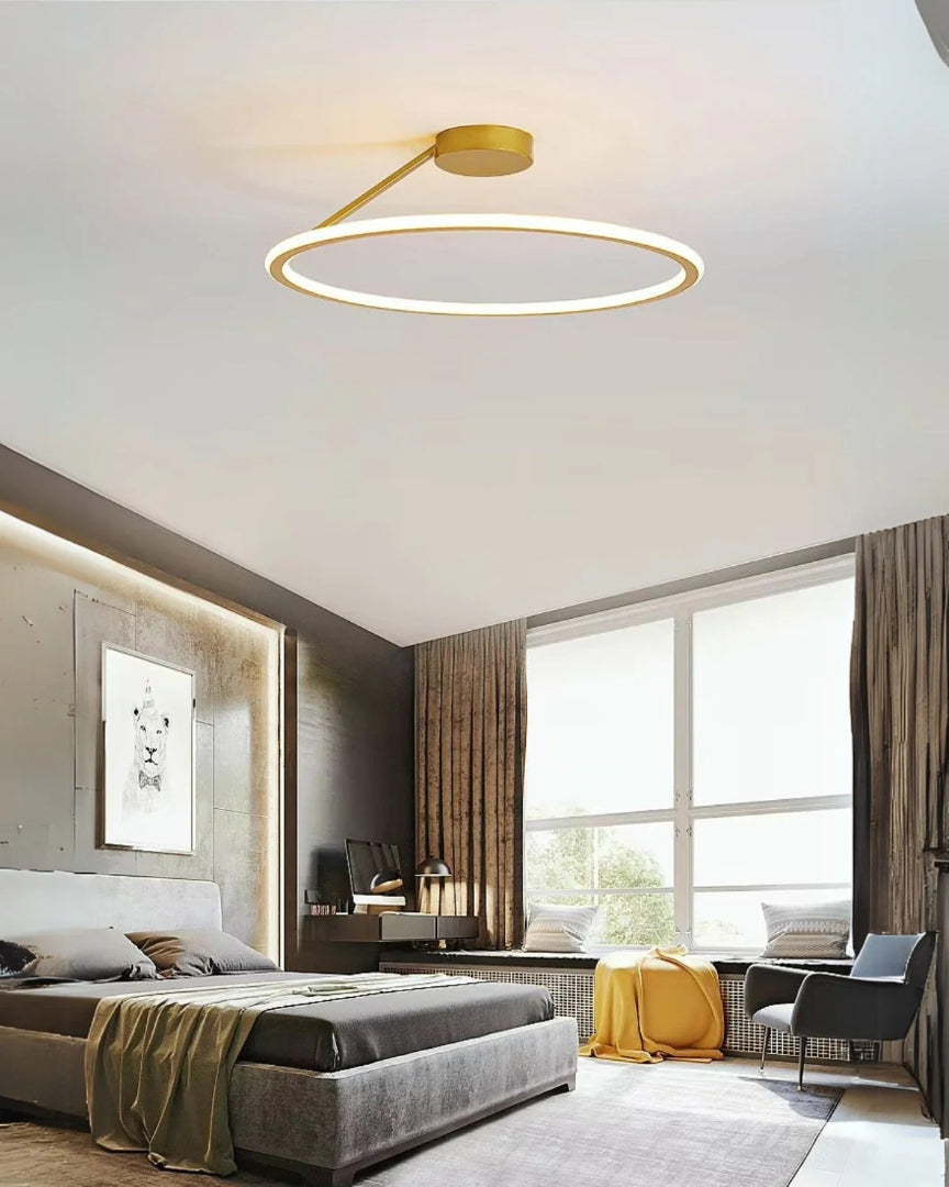 Plafonnier LED en forme d’anneau