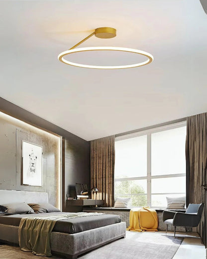 Plafonnier LED en forme d’anneau