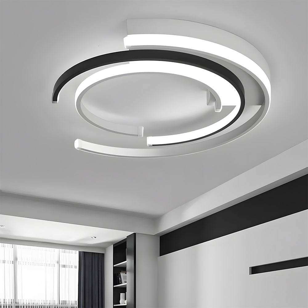 Spiral LED ceiling lamp