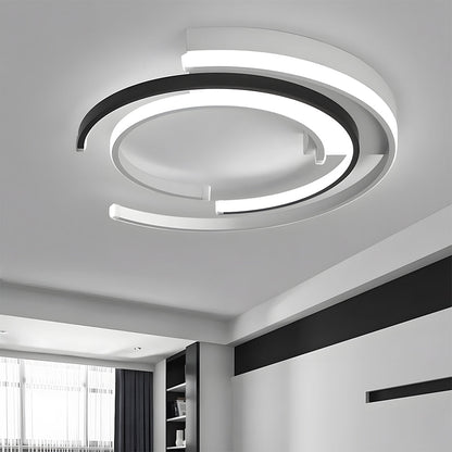 Spiral LED ceiling lamp