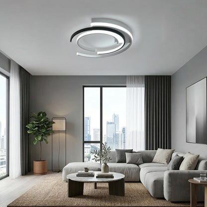 Spiral LED ceiling lamp