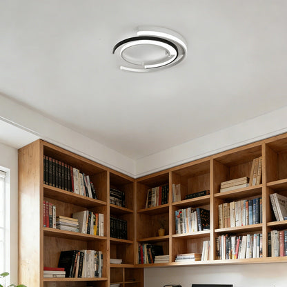 Spiral LED ceiling lamp