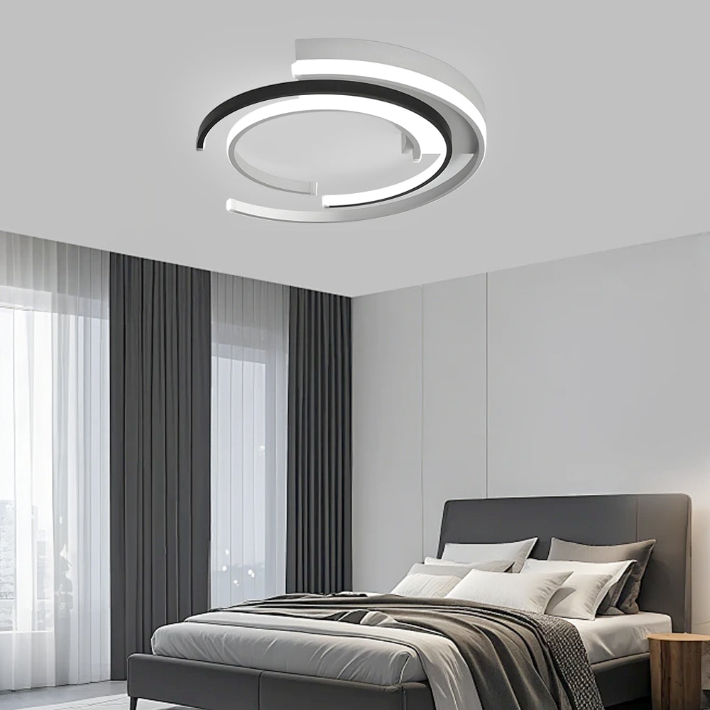 Spiral LED ceiling lamp