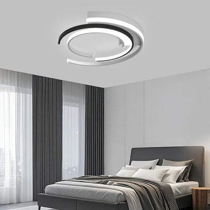 Spiral LED ceiling lamp