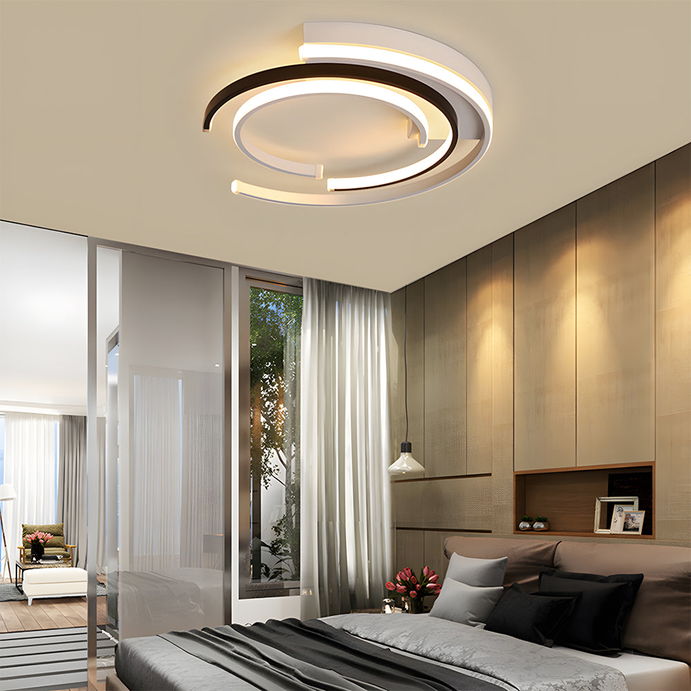 Spiral LED ceiling lamp