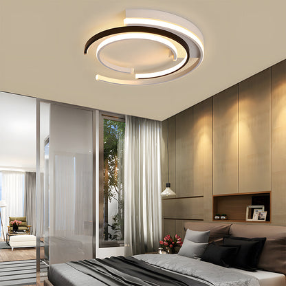 Spiral LED ceiling lamp