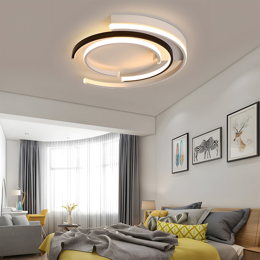 Spiral LED ceiling lamp