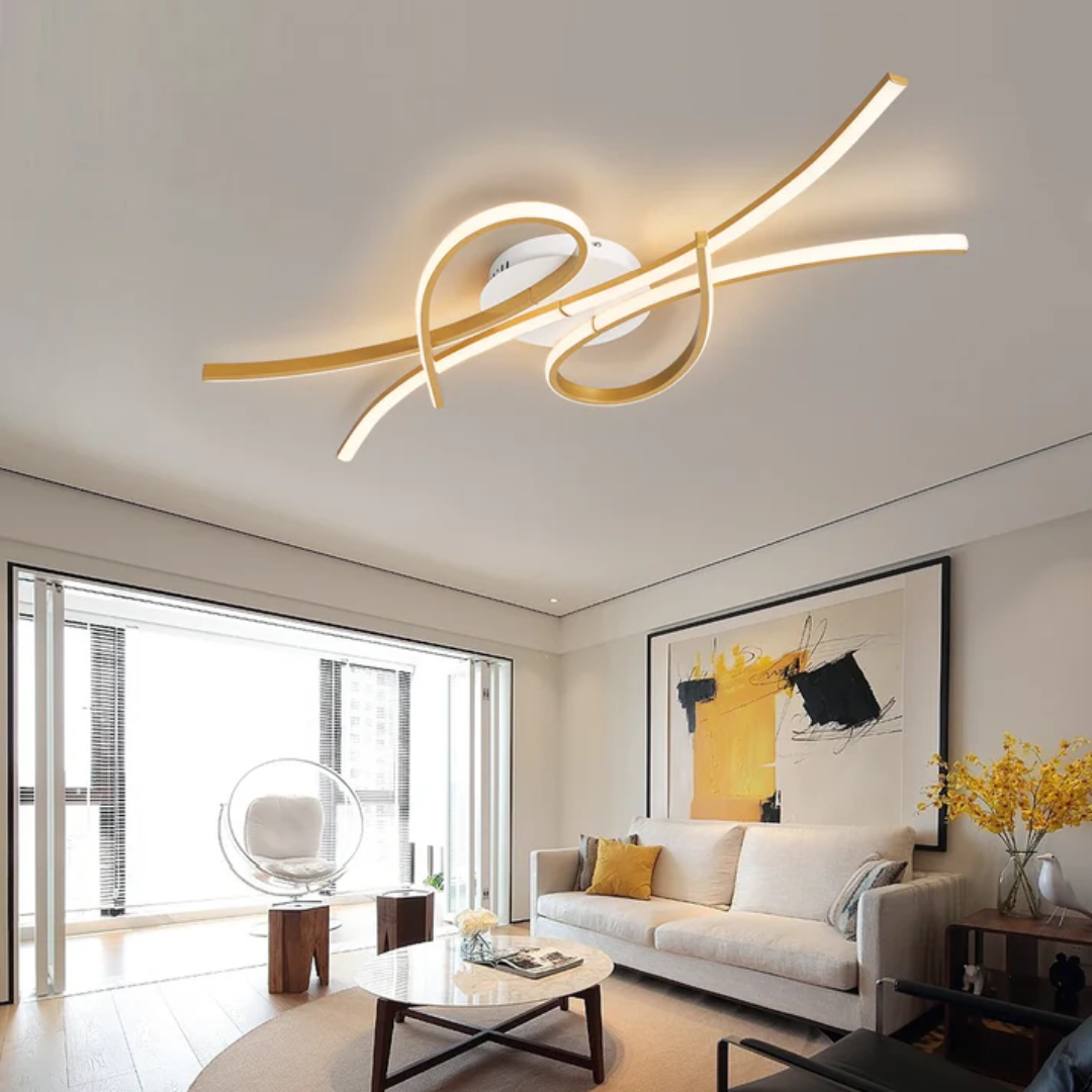 Plafonnier LED avec télécommande