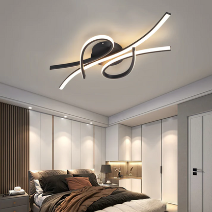 Plafonnier LED avec télécommande