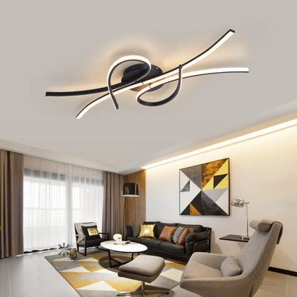 Plafonnier LED avec télécommande