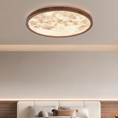 Lampa sufitowa okrągła księżyc