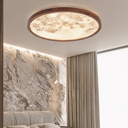 Lampa sufitowa okrągła księżyc
