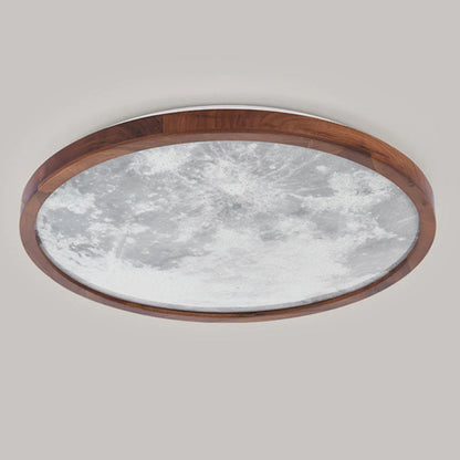 Lampa sufitowa okrągła księżyc