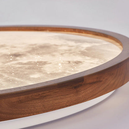Lampa sufitowa okrągła księżyc