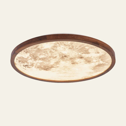 Lampa sufitowa okrągła księżyc