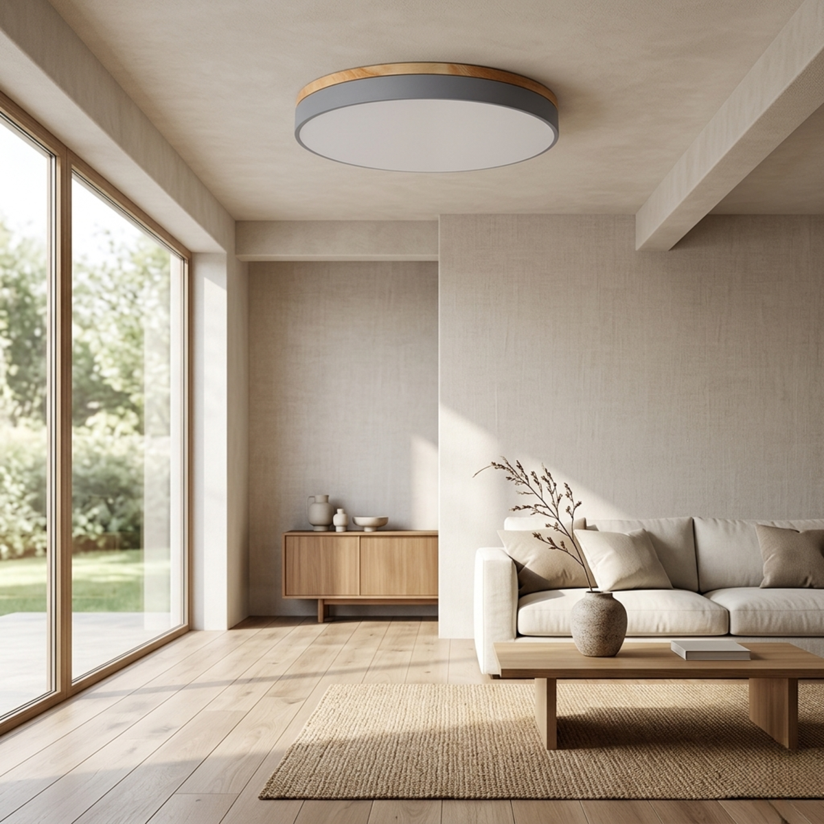 Round LED ceiling light