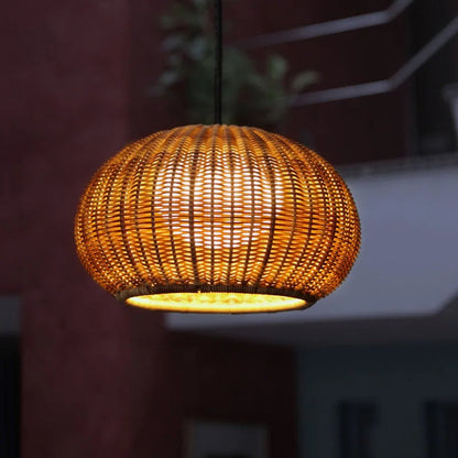 Lampa sufitowa pleciona