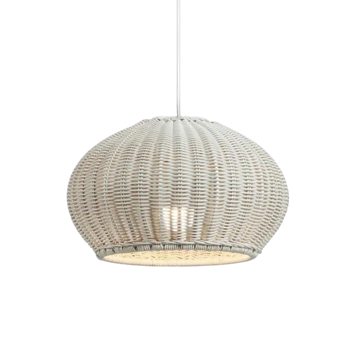 Lampa sufitowa pleciona