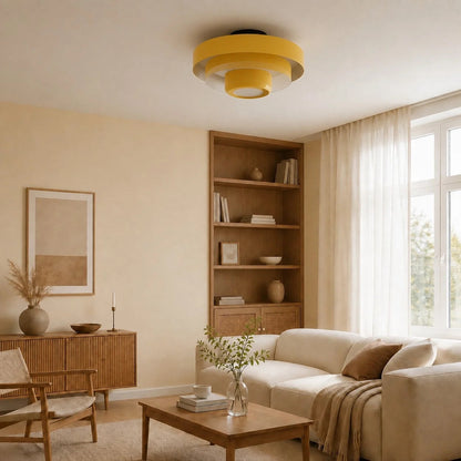 Plafonnier à trois couches