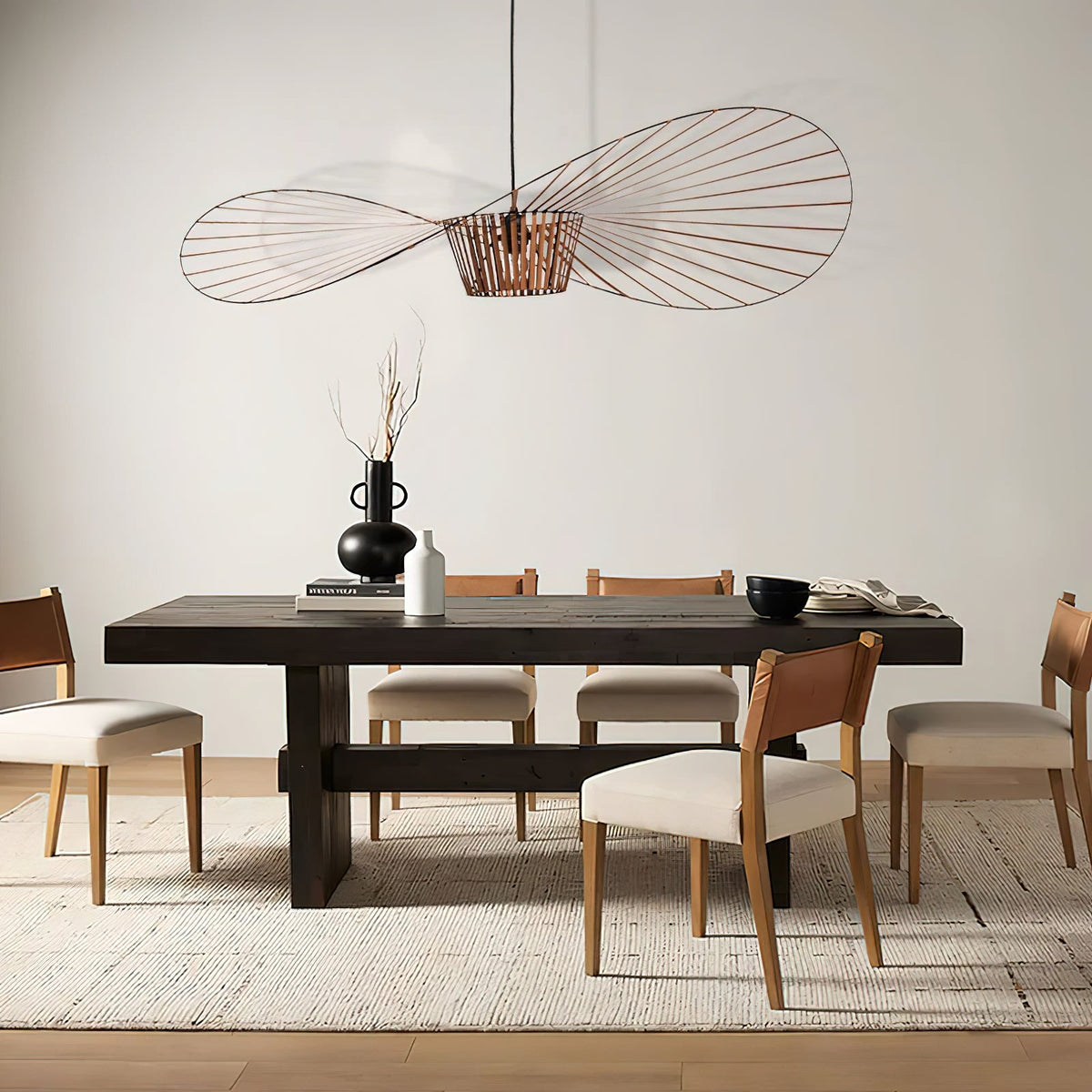 Openwork pendant lamp