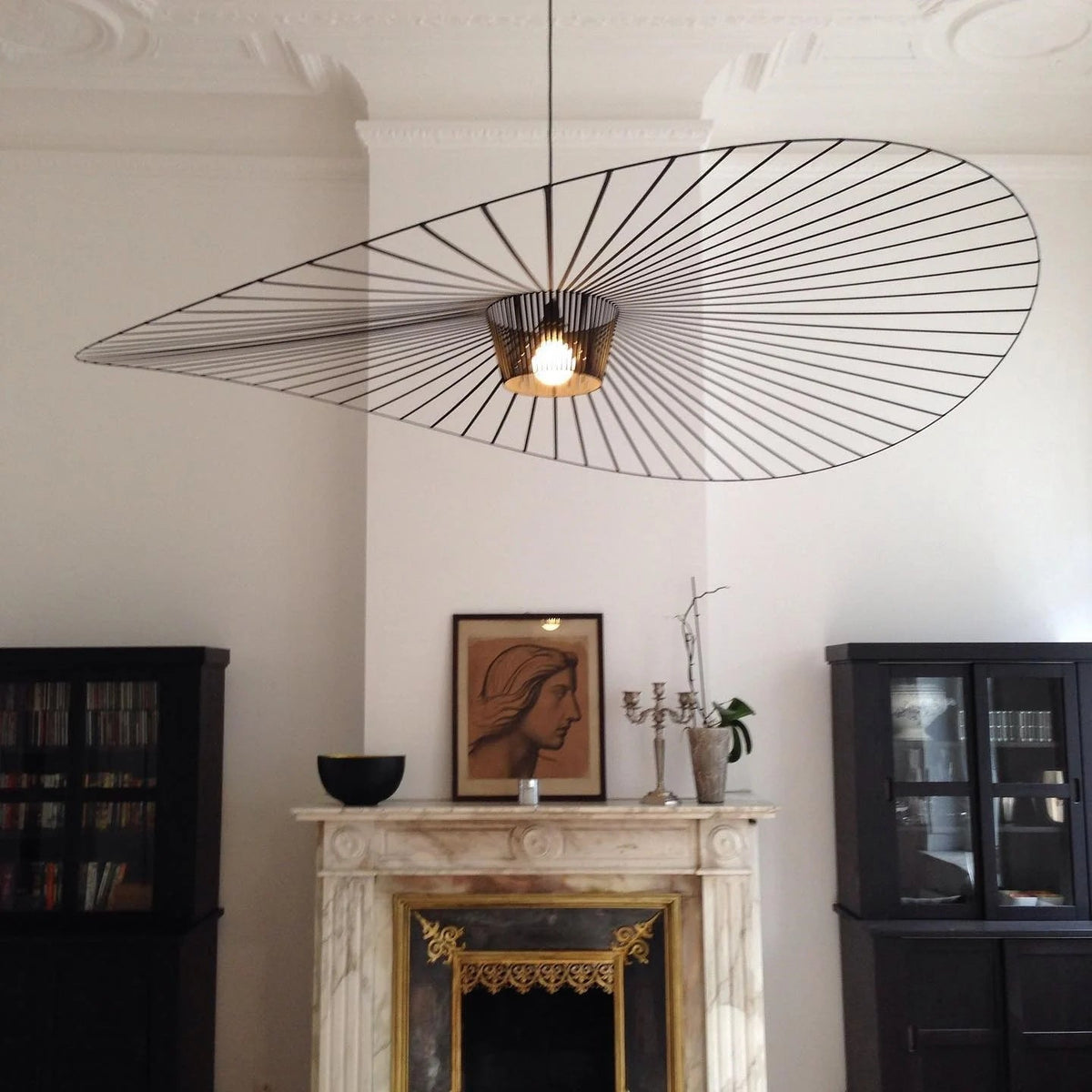 Openwork pendant lamp
