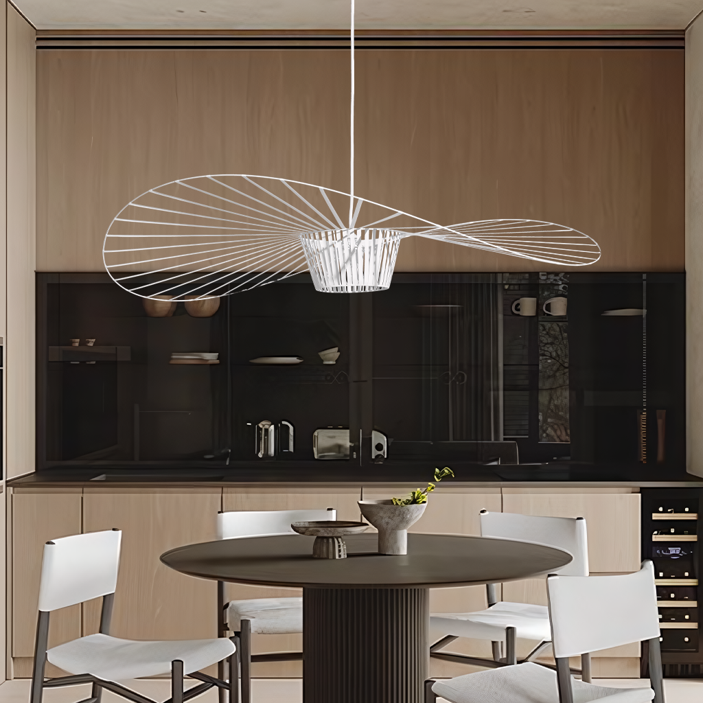 Openwork pendant lamp