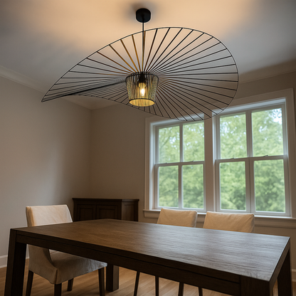 Lampe suspendue en fil métallique