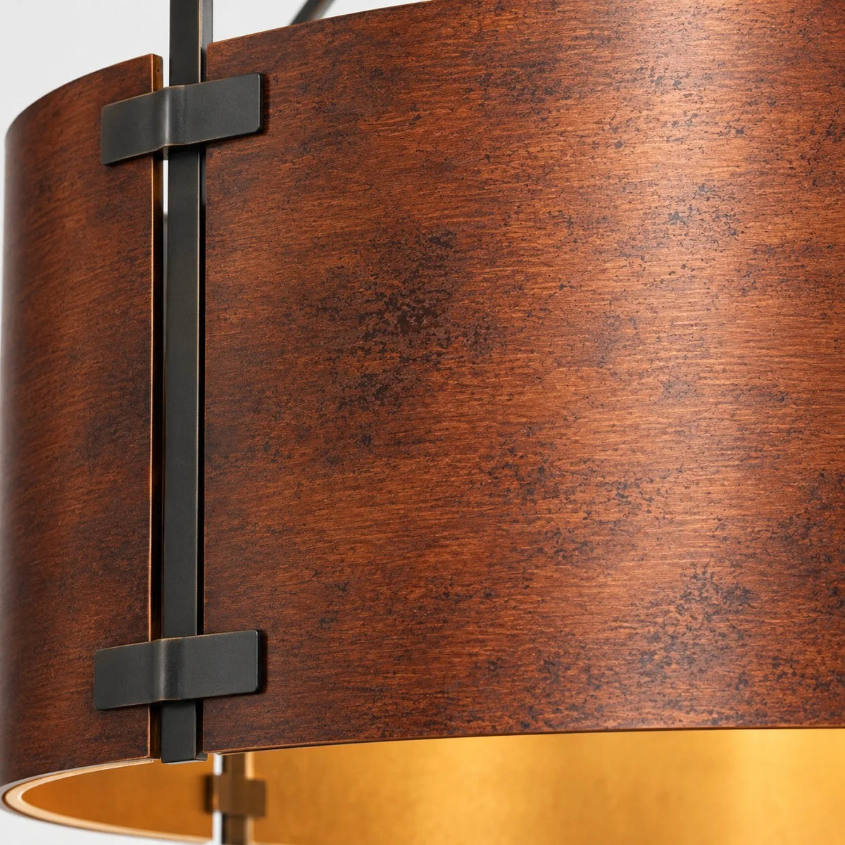 Lampa wisząca klosz bęben