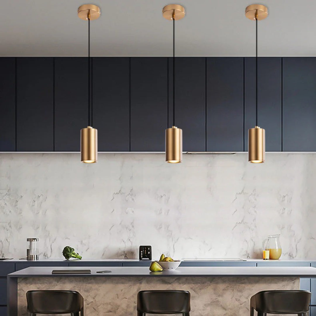 Column pendant light