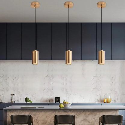 Column pendant light