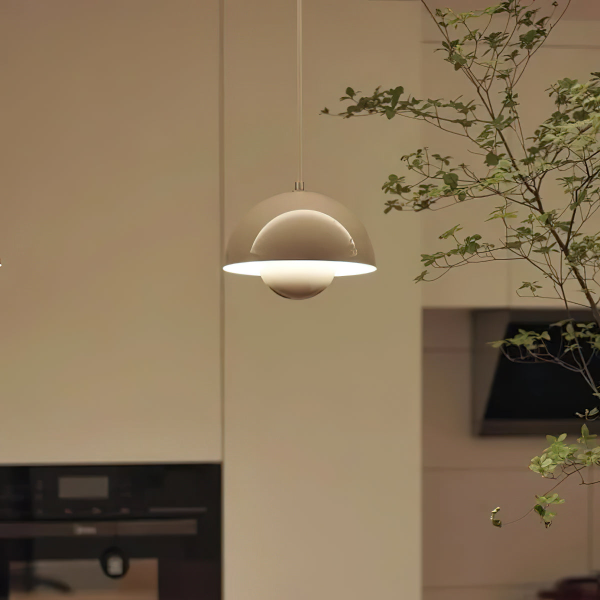 Dome pendant lamp