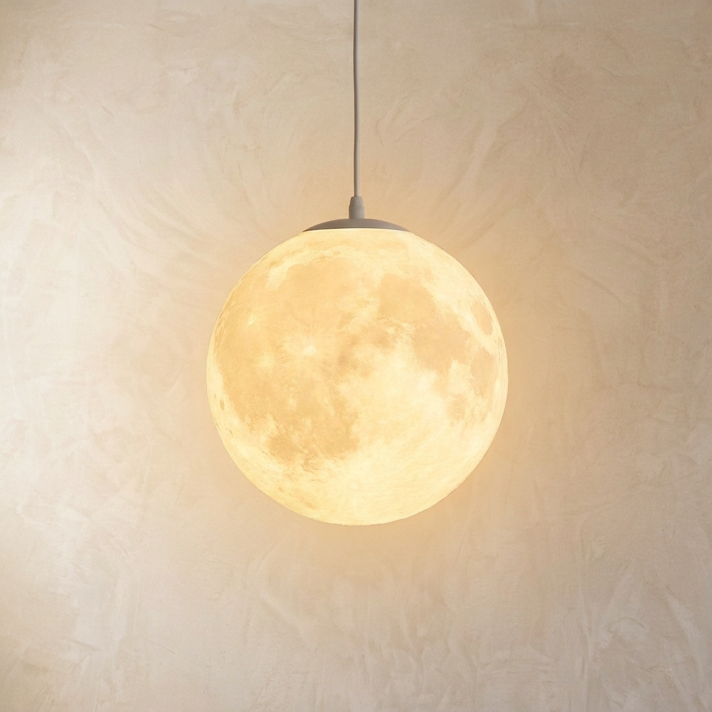 Lampe suspendue lune