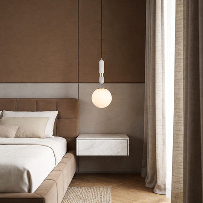 Lampa wisząca kula