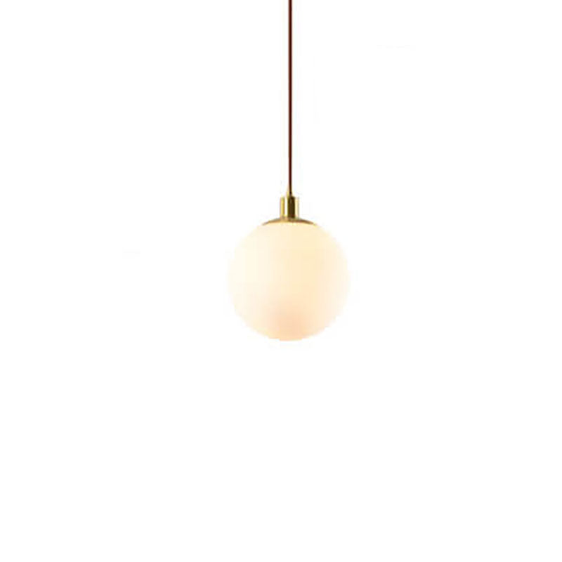 Lampa wisząca kula szklana
