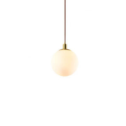 Lampa wisząca kula szklana