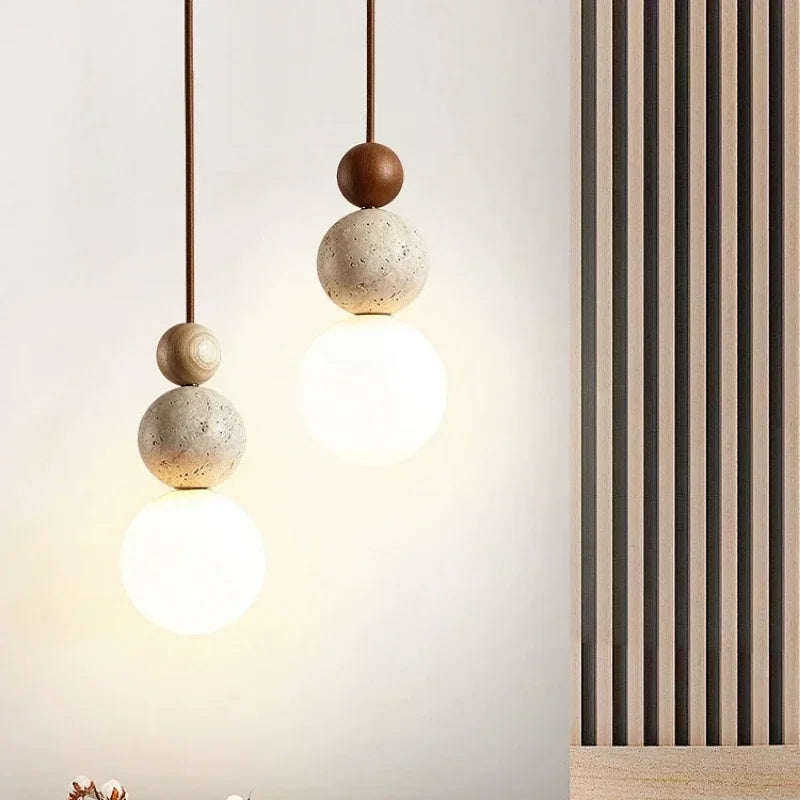 Lampa wisząca kula szklana