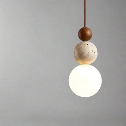 Lampa wisząca kula szklana