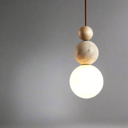 Lampa wisząca kula szklana