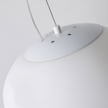Hanging globe lamp