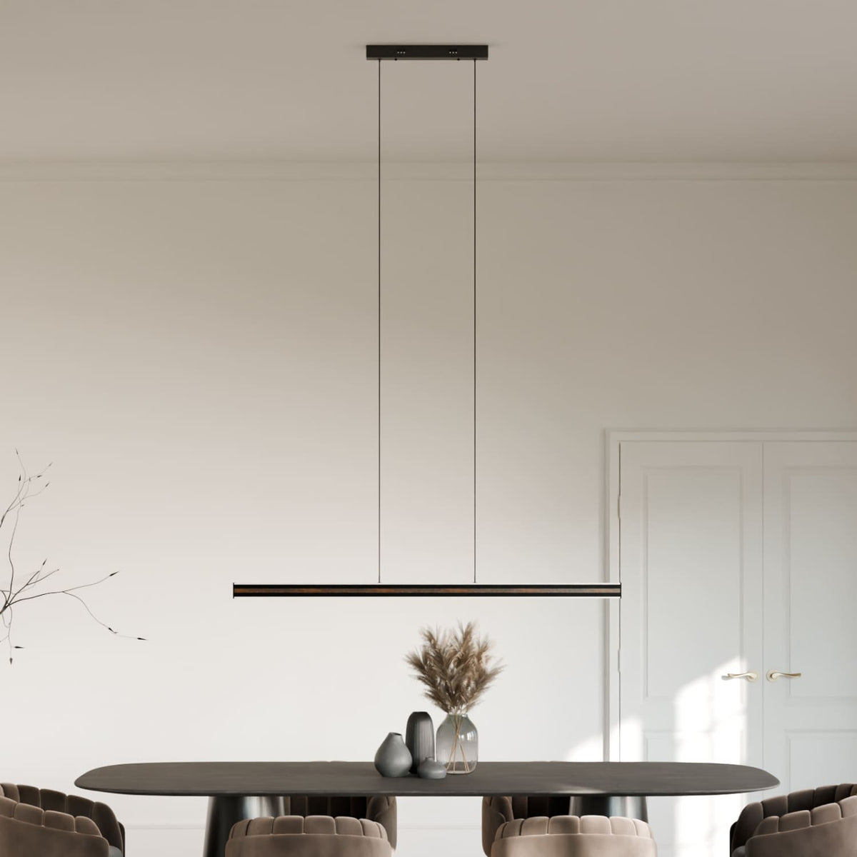 Lampa wisząca LED linearna