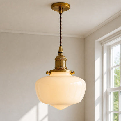 Lampa wisząca mleczne szkło