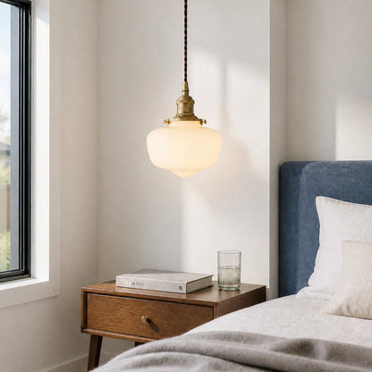 Lampa wisząca mleczne szkło