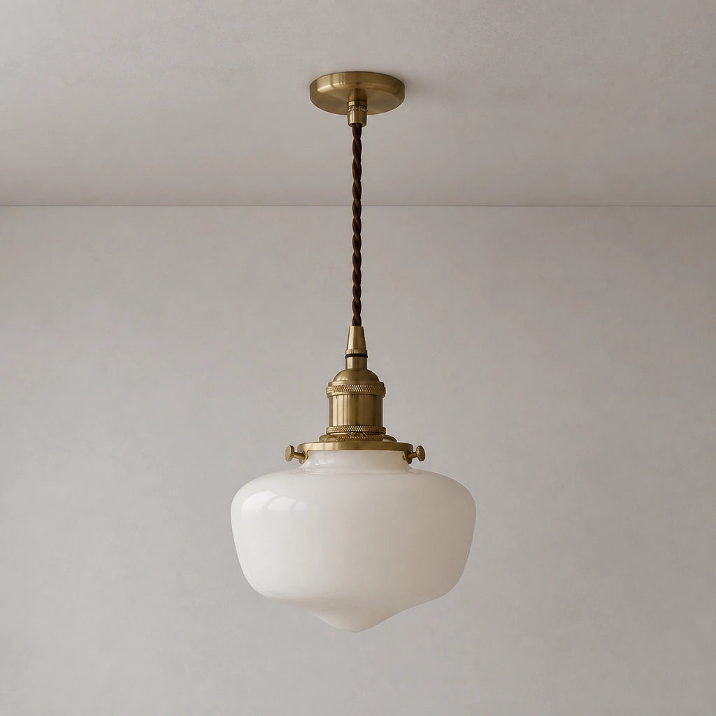 Lampa wisząca mleczne szkło