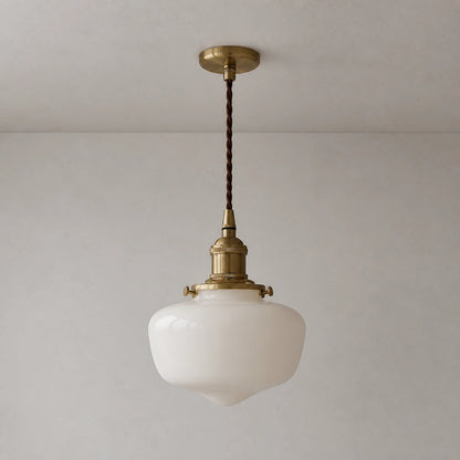 Lampa wisząca mleczne szkło