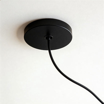 Papírová kulová závěsná lampa