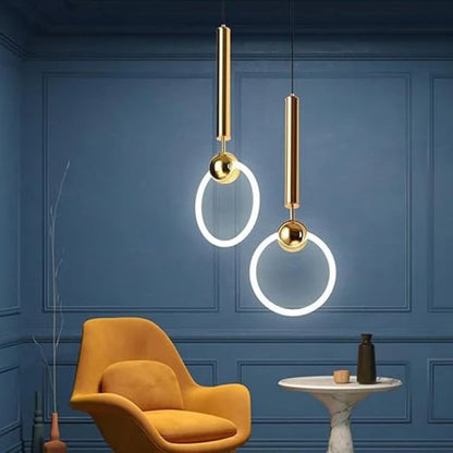 LED ring pendant lamp
