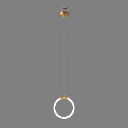 LED ring pendant lamp