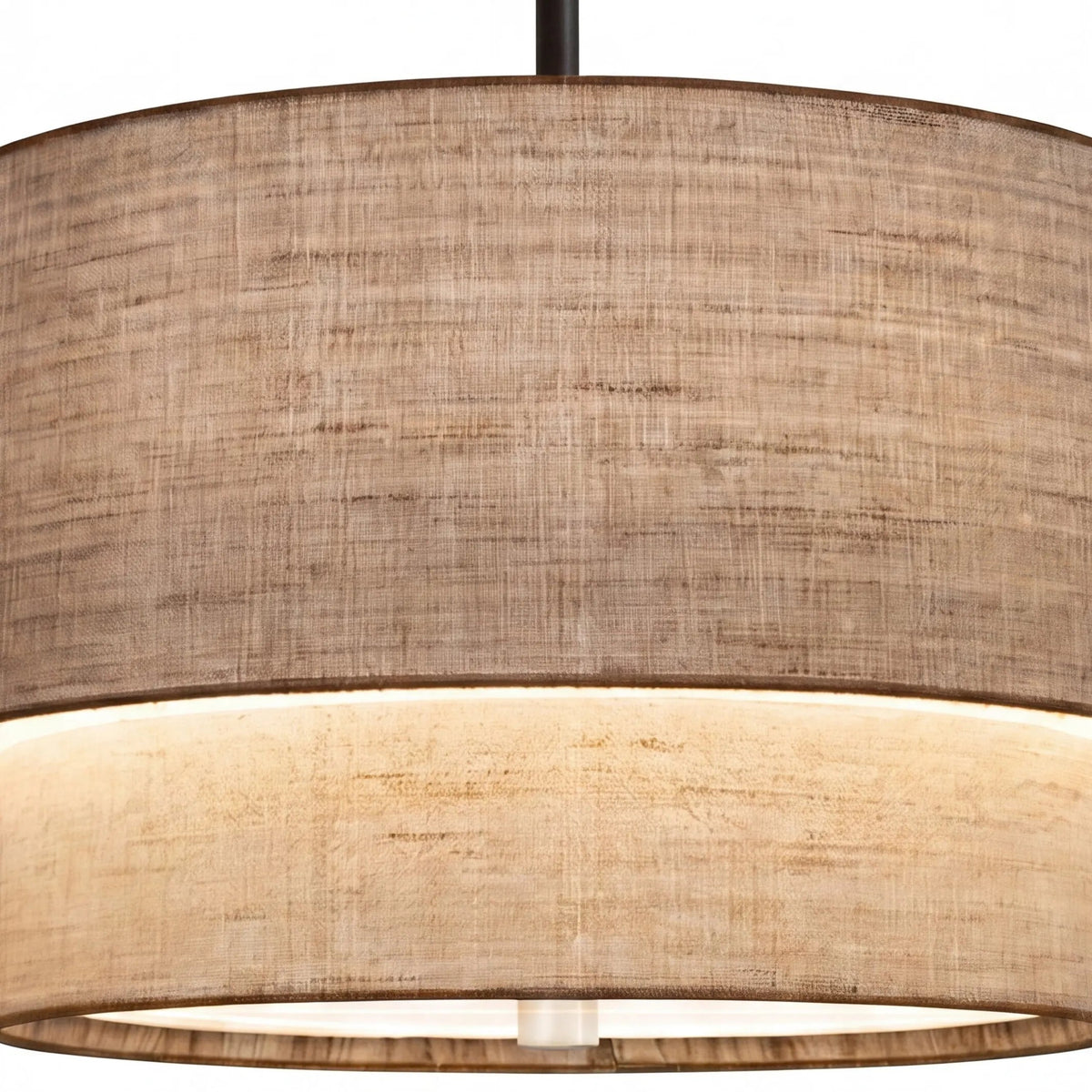 Double-shade pendant light